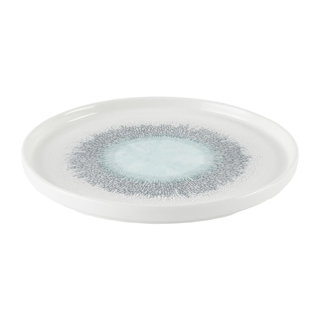 Churchill Studio Prints Fusion Aquamarine Chefs Walled Plate 260mm 6 Pack (DX832)