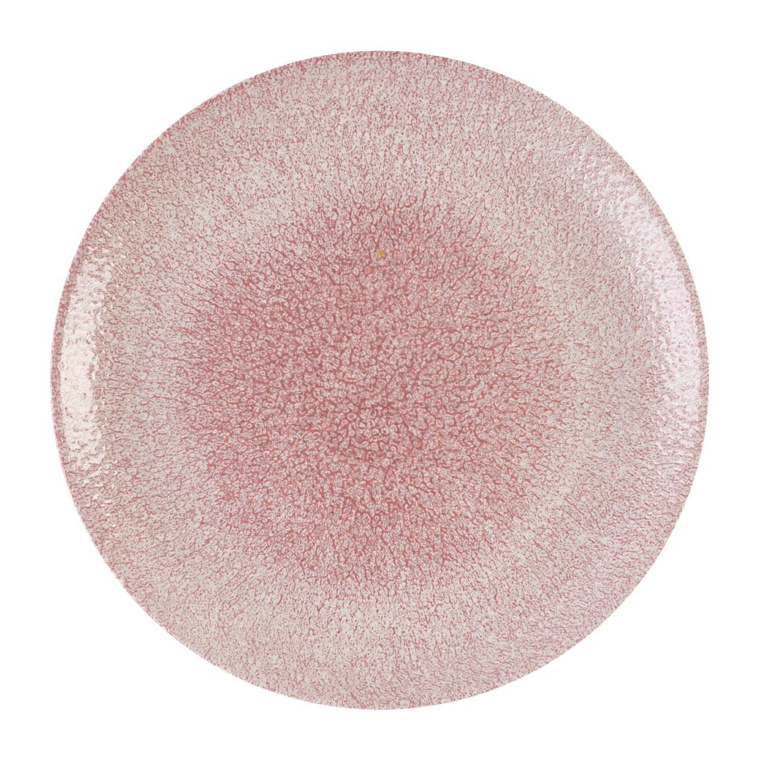 Churchill Studio Prints Raku Rose Quartz Pink Coupe Plate 288mm 12 Pack (DX836)
