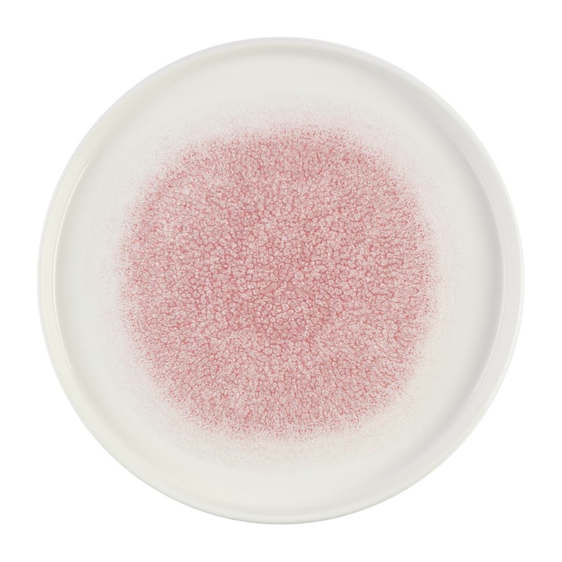 Churchill Studio Prints Raku Rose Quartz Pink Chefs Walled Plate 260mm 6 Pack (DX844)