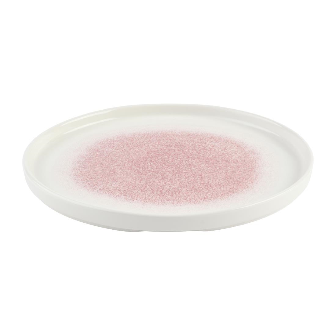 Churchill Studio Prints Raku Rose Quartz Pink Chefs Walled Plate 260mm 6 Pack (DX844)