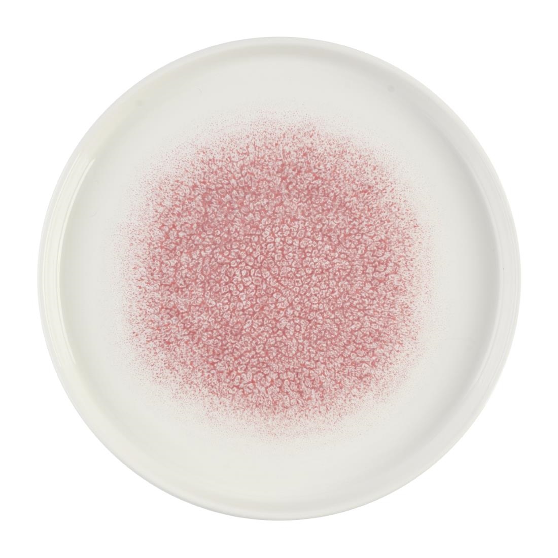 Churchill Studio Prints Raku Rose Quartz Pink Chefs Walled Plate 210mm Pack of 6 (DX845)