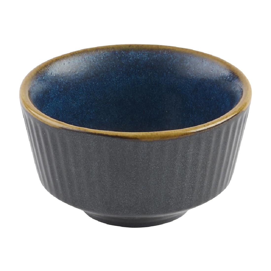 Churchill Nourish Tokyo Blue Kochi Dip Pot 40 x 69mm Pack of 12 (DX850)