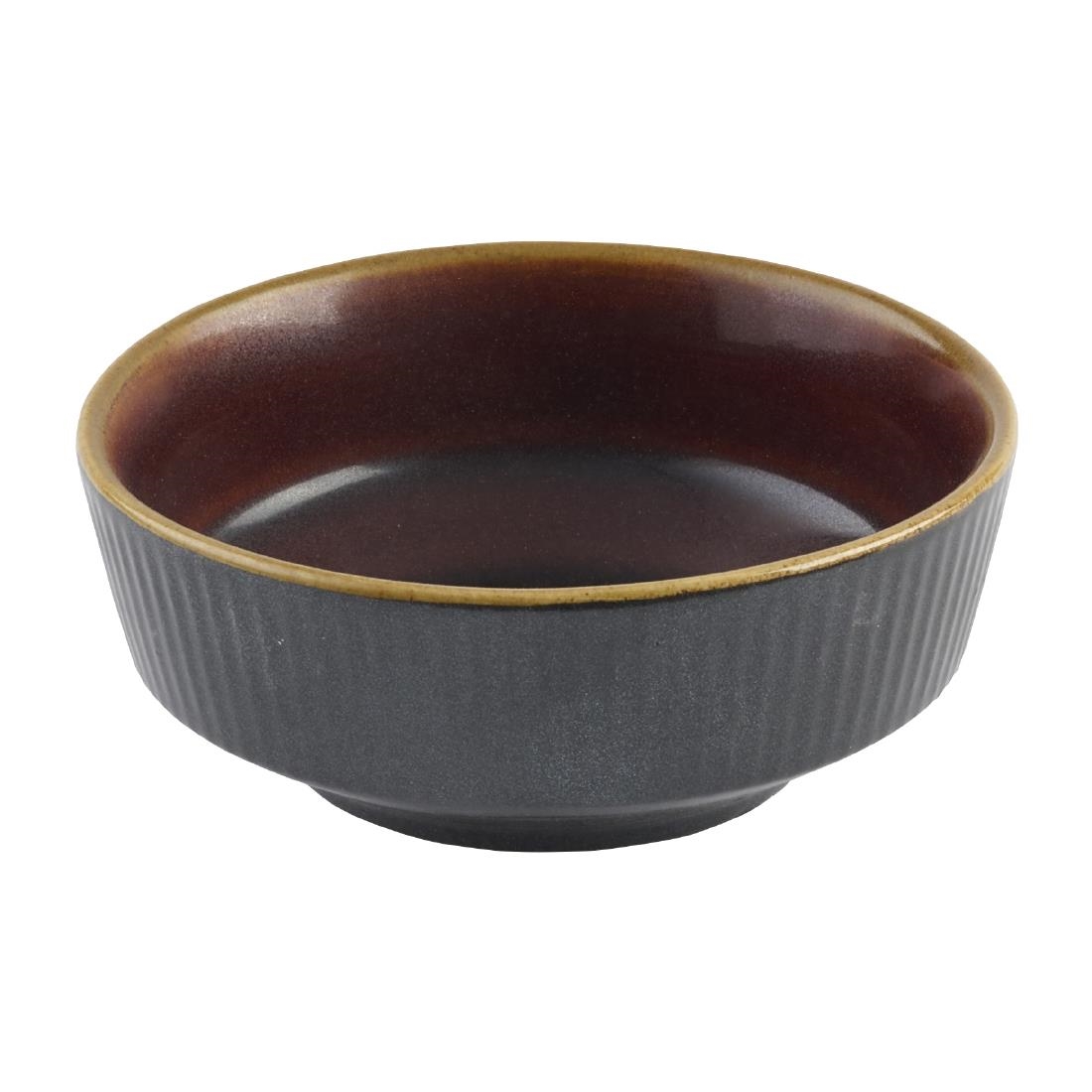 Churchill Nourish Tokyo Black Kochi Shallow Bowl 50 x 115mm 12 Pack (DX853)