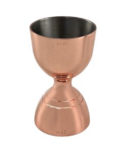 Beaumont Copper Plated Bell Jigger 25ml-50ml (DZ783)