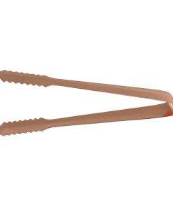 Beaumont Stainless Steel Ice Tongs Copper Plated 7 (DZ788)