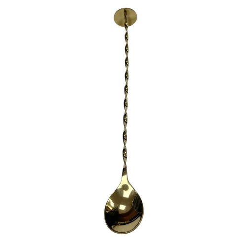 Beaumont Gold Plated Cocktail Spoon With Masher (DZ796)