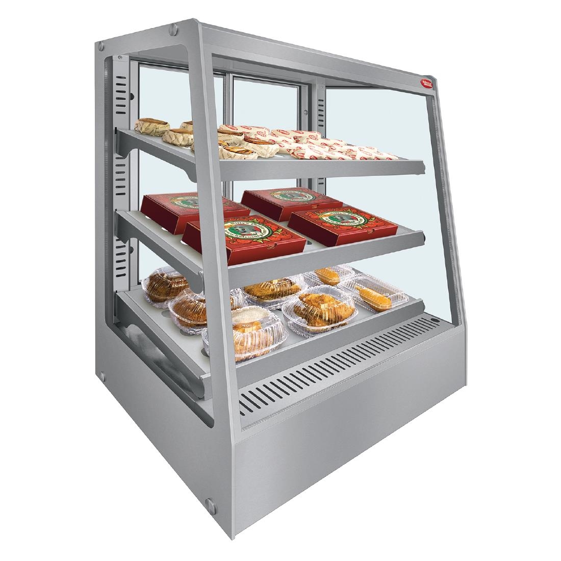 Hatco Glo-Max Countertop Heated Display Case Rear Sliding Glass Doors GMHDH-3PT (DZ822)