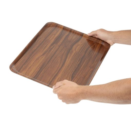 Cambro Tray Capri Rectangle Walnut 270x380mm (FB841)