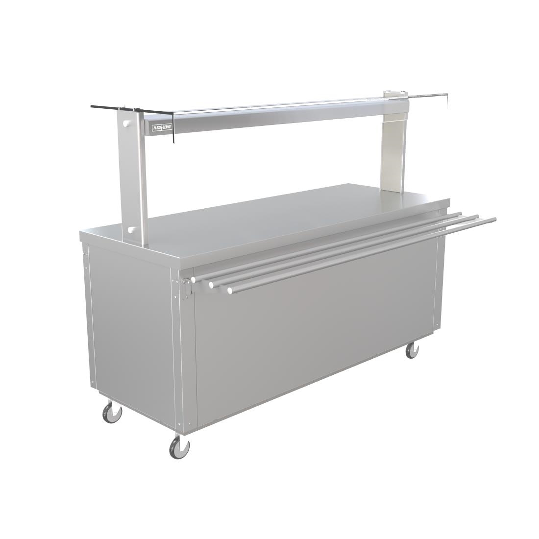 Parry Flexi-Serve Ambient Cupboard with Plain Top and LED Illuminated Gantry FS-A5Pack (FD233)