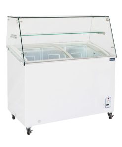 Polar G-Series Display Chest Freezer with Glass Surround 200Ltr (FL991)