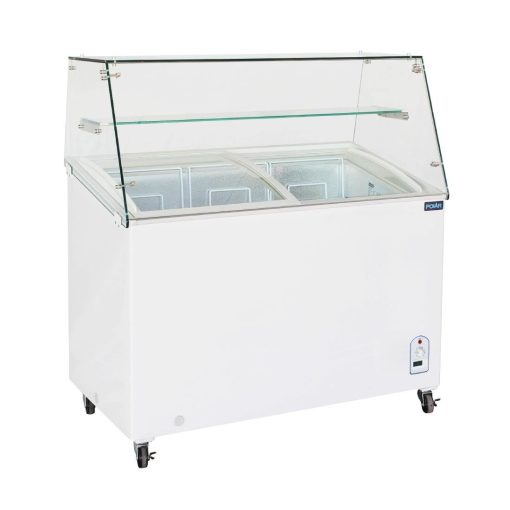 Polar G-Series Display Chest Freezer with Glass Surround 200Ltr (FL991)