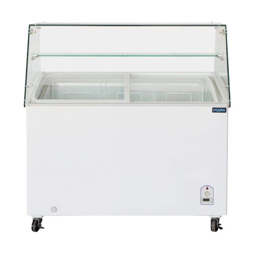 Polar G-Series Display Chest Freezer with Glass Surround 200Ltr (FL991)
