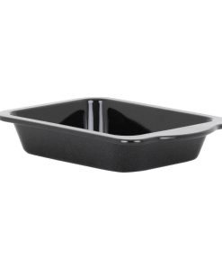 Wham Enamel Handled Roaster Black 220mm (FU140)