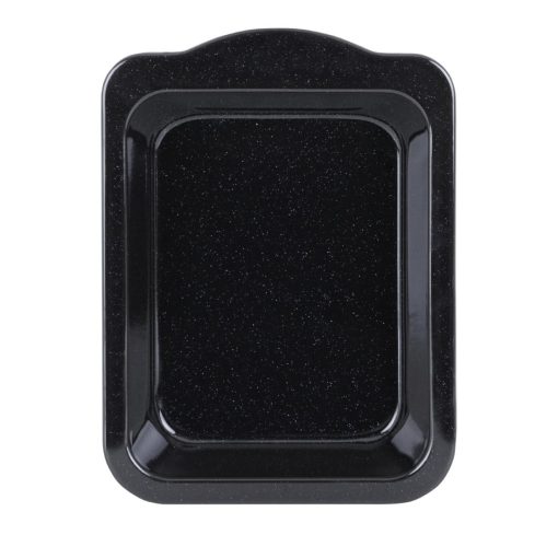 Wham Enamel Handled Roaster Black 220mm (FU140)