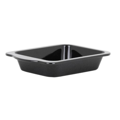 Wham Enamel Handled Roaster Black 220mm (FU140)