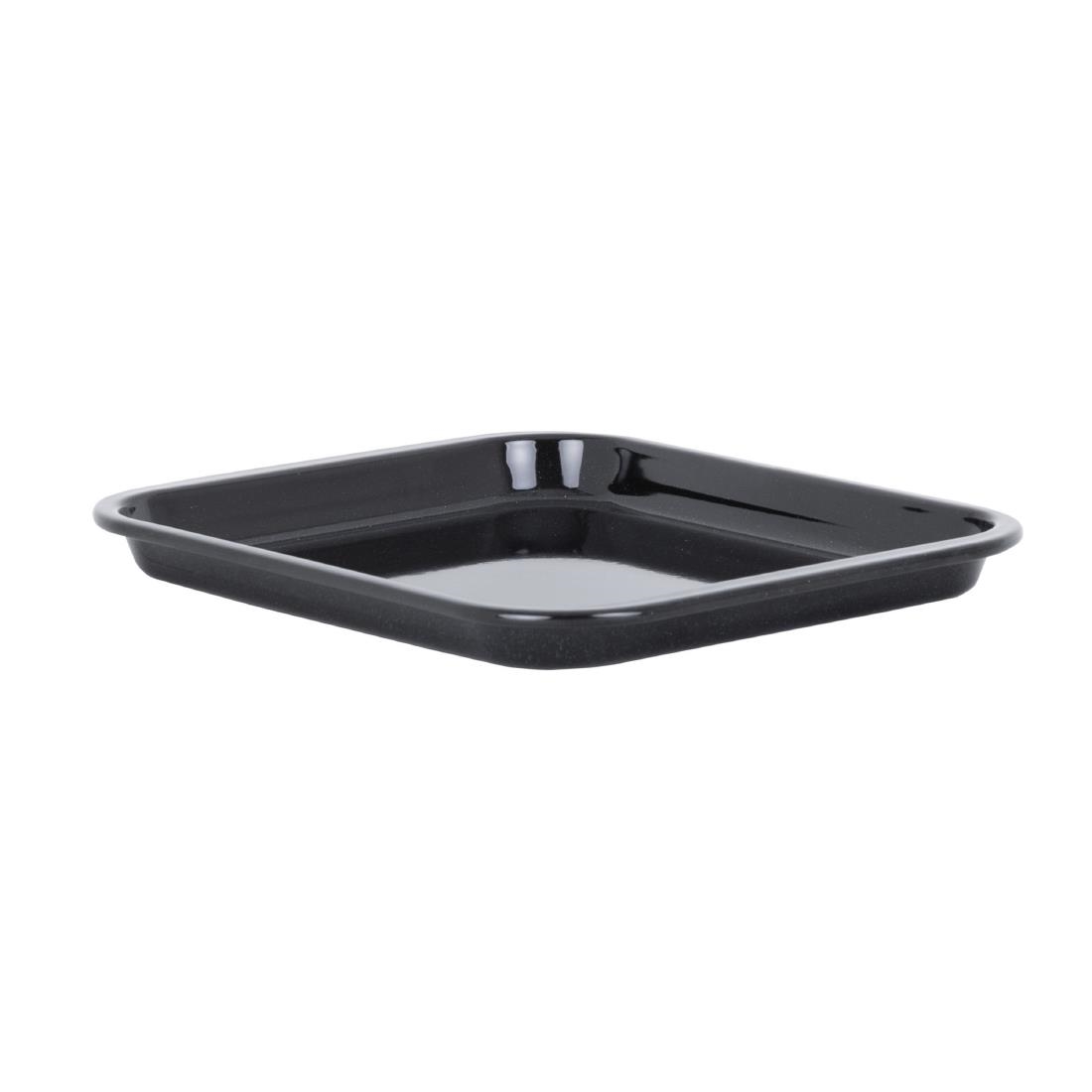 Wham Enamel Oven Tray Black 300mm (FU141)