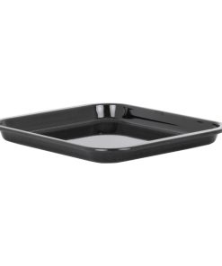 Wham Enamel Oven Tray Black 300mm (FU141)