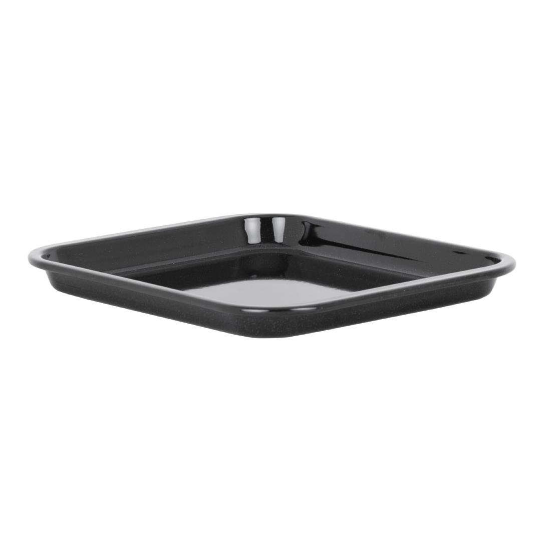 Wham Enamel Oven Tray Black 300mm (FU141)