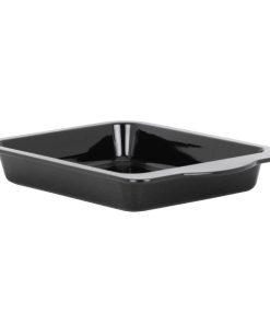 Wham Enamel Handled Roaster Black 300mm (FU143)