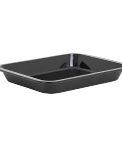 Wham Enamel Roaster Black 410mm (FU148)