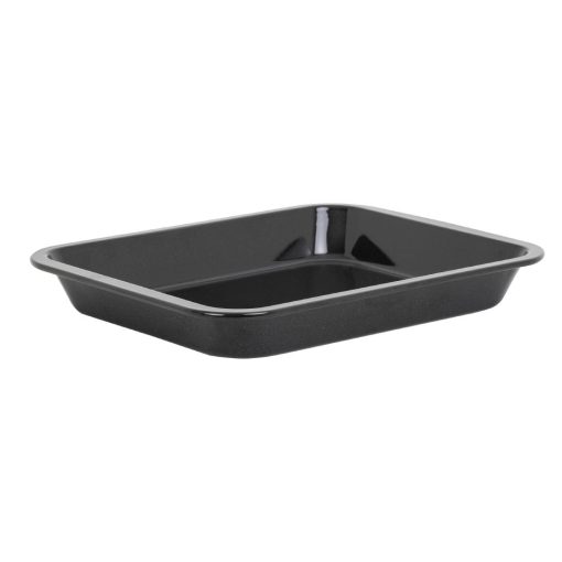 Wham Enamel Roaster Black 410mm (FU148)