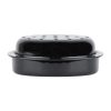 Wham Enamel Oval Roaster Black (FU151)