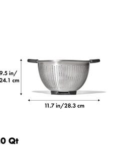 OXO Steel Colander 2-8Ltr (FU274)