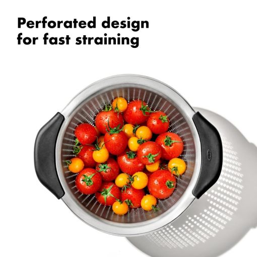OXO Steel Colander 2-8Ltr (FU274)