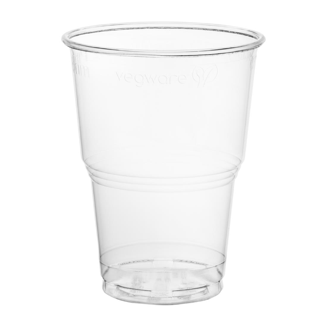 Vegware PLA Half Pint to Brim Cup UKCA-UKNI-CE-marked 2100 Pack (FU457)