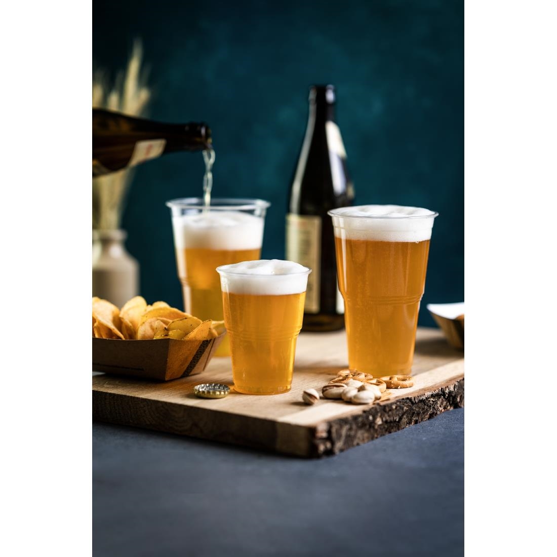 Vegware PLA Half Pint to Brim Cup UKCA-UKNI-CE-marked 2100 Pack (FU457)