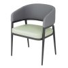 Bolero Meridian Interior Chairs - Pistachio Grey 2 pack (FU520)