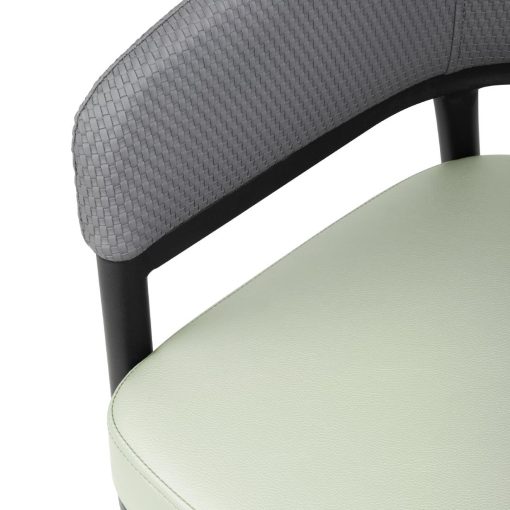 Bolero Meridian Interior Chairs - Pistachio Grey 2 pack (FU520)