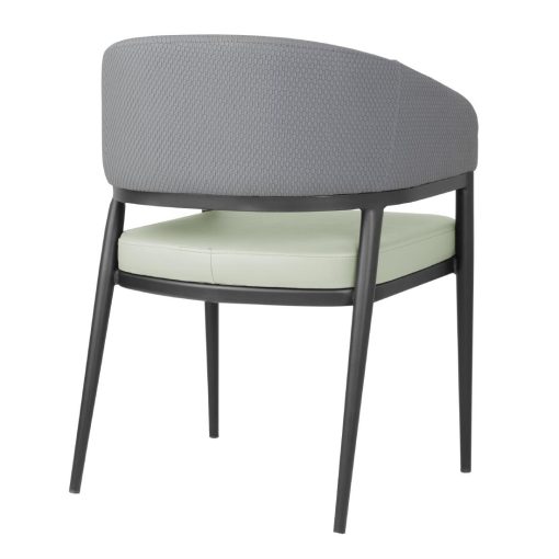 Bolero Meridian Interior Chairs - Pistachio Grey 2 pack (FU520)