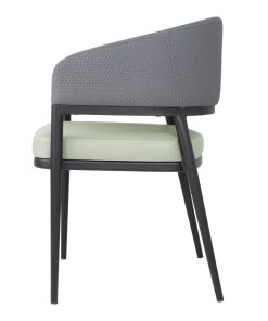 Bolero Meridian Interior Chairs - Pistachio Grey 2 pack (FU520)