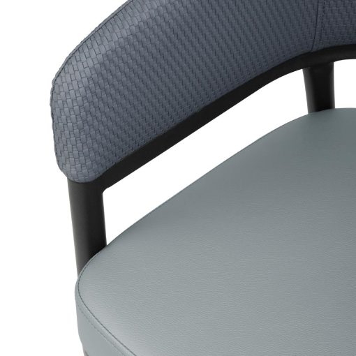 Bolero Meridian Interior Chairs - Stone Blue 2 Pack (FU521)