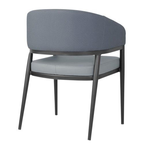 Bolero Meridian Interior Chairs - Stone Blue 2 Pack (FU521)