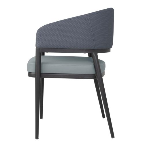 Bolero Meridian Interior Chairs - Stone Blue 2 Pack (FU521)