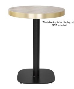 Bolero Black Cast Iron Table Base 720x420mm (FU546)