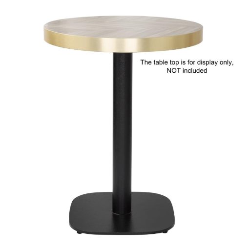 Bolero Black Cast Iron Table Base 720x420mm (FU546)