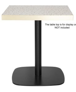 Bolero Black Cast Iron Table Base 720x600mm (FU547)