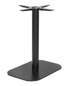 Bolero Black Cast Iron Table Base 720x420x600mm (FU548)