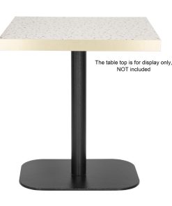 Bolero Black Cast Iron Table Base 720x420x600mm (FU548)