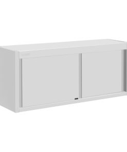 Vogue Wall Cupboard Stainless Steel 650x1500x400mm (FU582)
