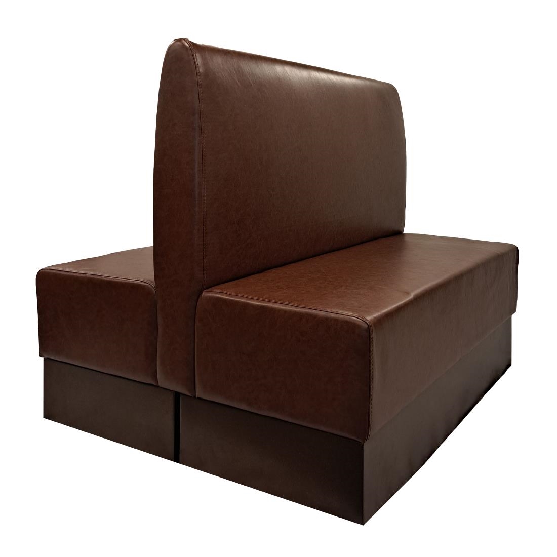 Double Booth in Bison Espresso Vinyl (FU641)