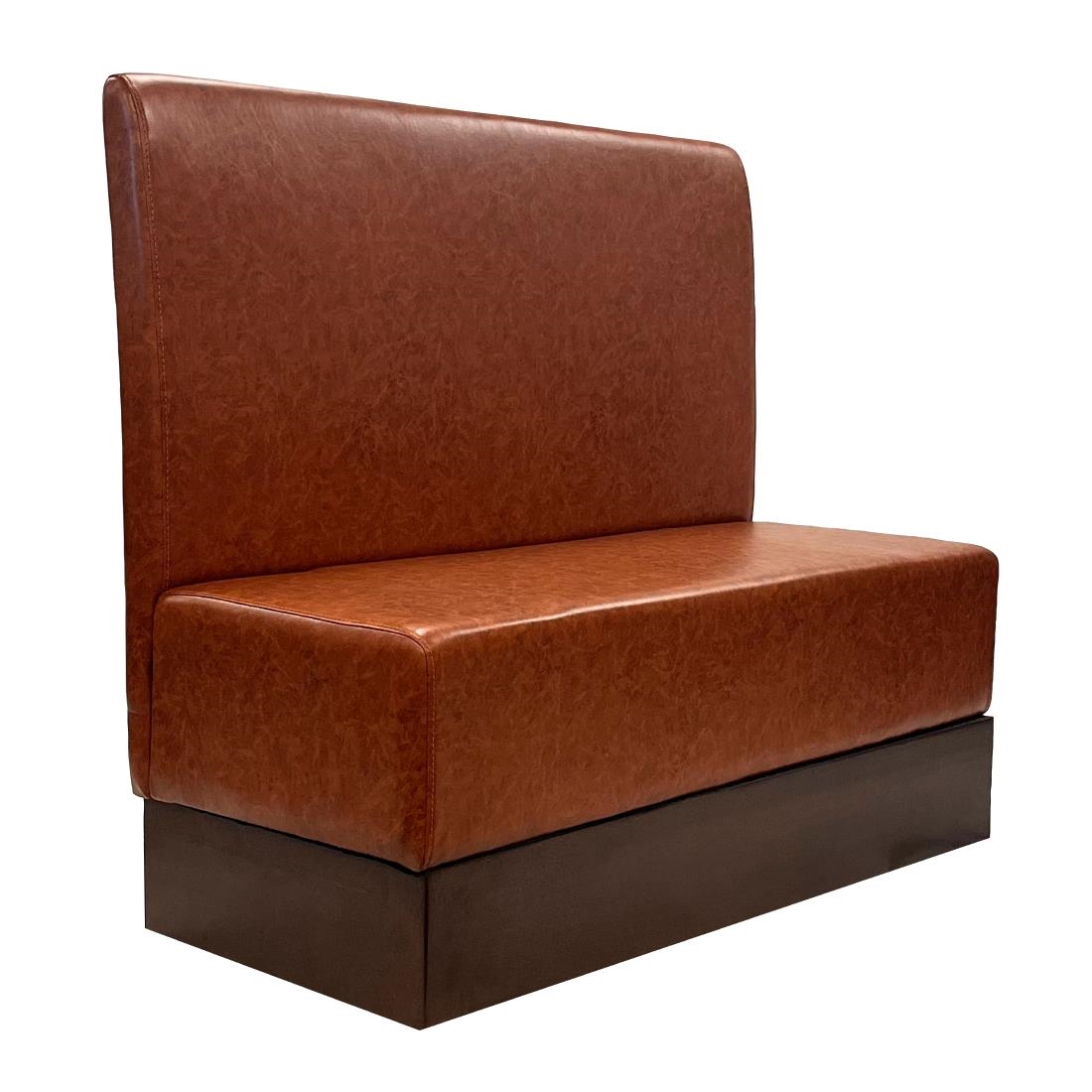 Single Booth in Bison Tan Vinyl (FU642)