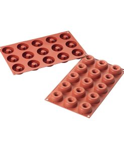 Schneider Silicone 15 Mini Ring Donut Mould 45x18mm (FU713)