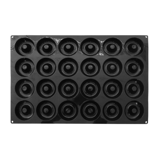 Schneider Silicone 24 Donut Mould 400x600mm (FU715)
