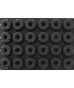 Schneider Silicone 24 Donut Mould 400x600mm (FU715)