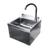 Oxford Hardware Stainless Steel Square Knee Operated Hand Wash Basin (FW857)