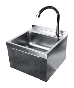 Oxford Hardware Stainless Steel Square Knee Operated Hand Wash Basin (FW857)